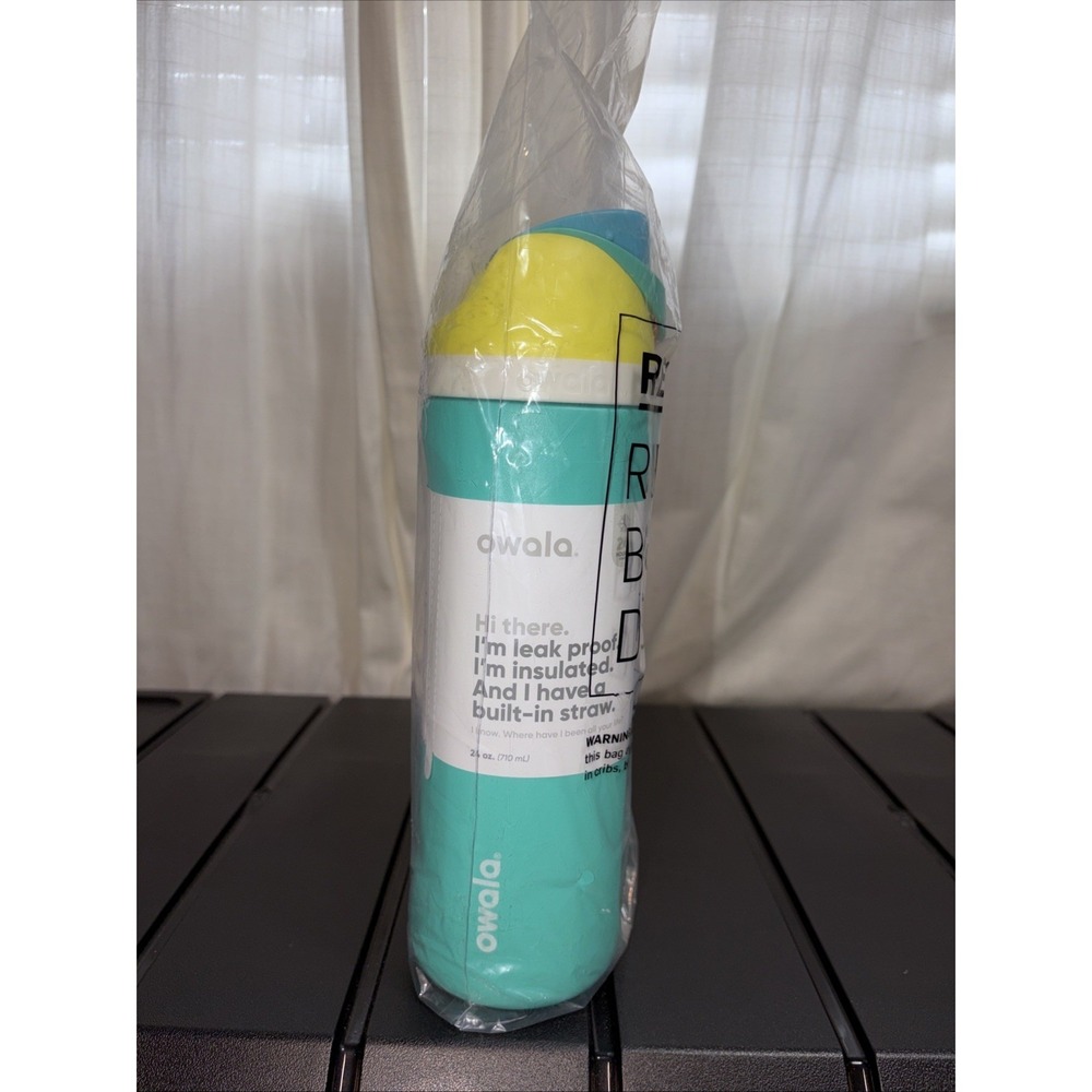 Owala Freesip Stainless Steel Water Bottle / 24oz / Color: Summer Soiree NWT